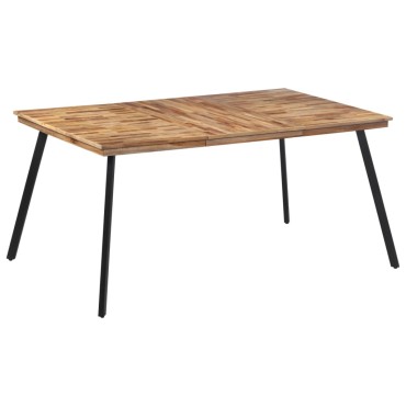vidaXL Τραπεζαρία 169x98,5x76cm από Μασίφ Ξύλο Teak 1 τεμ.