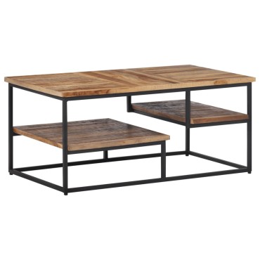 vidaXL Τραπεζάκι Σαλονιού 90x50x39cm Μασίφ Ανακυκλωμένο Ξύλο Teak