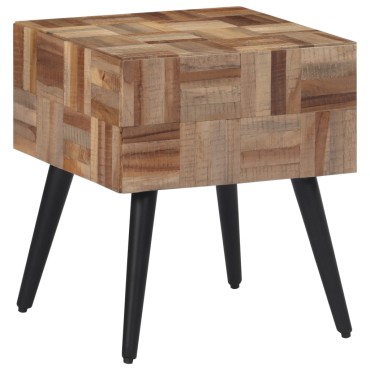 vidaXL Τραπεζάκι Βοηθητικό 40x40x45cm Μασίφ Ανακυκλωμένο Teak 1 τεμ.