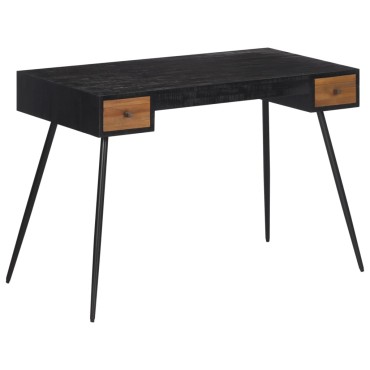vidaXL Γραφείο 117x56,5x75cm από Μασίφ Ανακυκλωμένο Teak 1 τεμ.