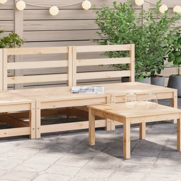 vidaXL Καναπέδες Κήπου Χωρίς Μπράτσα 70x70x67cm Μασίφ Ξύλο Πεύκου