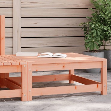 vidaXL Υποπόδιο Κήπου 70x70x30cm από Μασίφ Ξύλο Ψευδοτσούγκας 1 τεμ. Γωνιακός