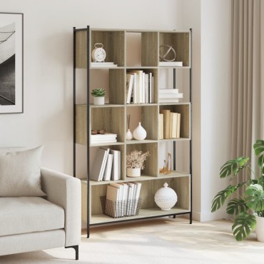 vidaXL Βιβλιοθήκη Sonoma Δρυς 102x28x172cm από Επεξεργασμένο Ξύλο 1 τεμ.