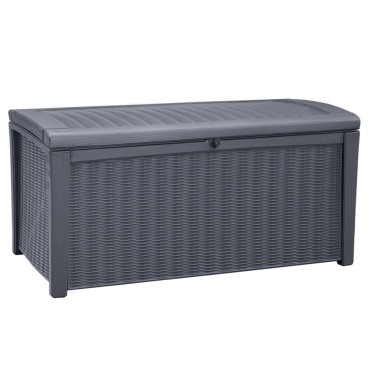 Keter Μπαούλο Αποθήκευσης Κήπου Borneo 416 Λίτρα 129,5x70x62,5cm 1 τεμ.
