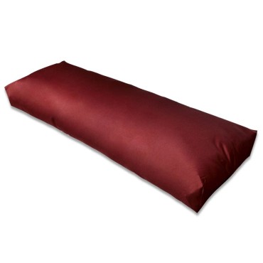 vidaXL Μαξιλάρι Πλάτης Επενδεδυμένο Μπορντό 120x40x10cm
