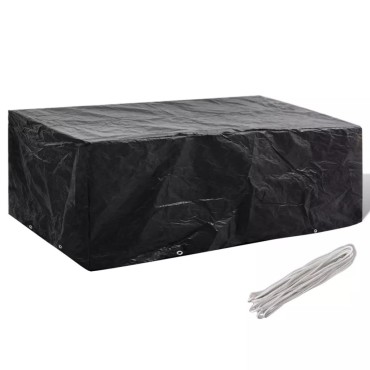 vidaXL Κάλυμμα Επίπλων Κήπου με 8 Κρίκους 200x160x70cm 1 τεμ.