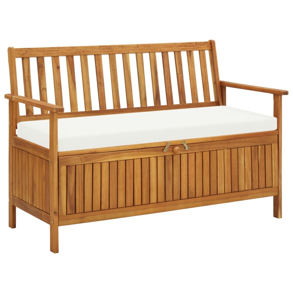 vidaXL Παγκάκι Κήπου με Αποθηκευτικό Χώρο 120x63x84cm Ξύλο Ακακίας 1 τεμ.