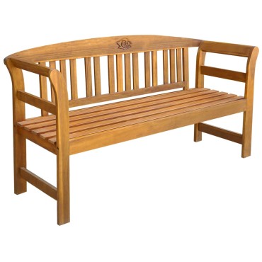 vidaXL Παγκάκι Κήπου από Μασίφ Ξύλο Ακακίας 157x45x82,5cm 1 τεμ.