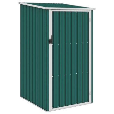 vidaXL Αποθήκη Κήπου Πράσινη 87 x 98 x 159 εκ. από Γαλβανισμένο Ατσάλι