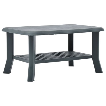 vidaXL Τραπεζάκι Σαλονιού Πράσινο 90x60x46cm Πλαστικό 1 τεμ.