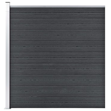 vidaXL Πάνελ Περίφραξης Γκρι 175x186cm από WPC