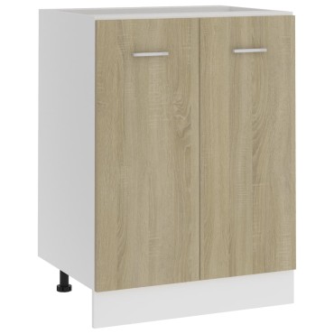 vidaXL Ντουλάπι "Lyon" Sonoma Δρυς 60x46x81,5cm από Τεχνητό Ξύλο 1 τεμ.