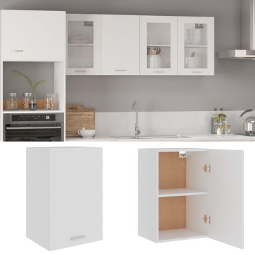 vidaXL Ντουλάπι Κρεμαστό Lyon Λευκό 39,5x31x60cm από Επεξ. Ξύλο 1 τεμ.