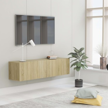 vidaXL Έπιπλο Τηλεόρασης Sonoma Δρυς 120x30x30cm από Επεξ. Ξύλο
