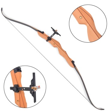 vidaXL Τόξο Ολυμπιακό Αντίκυρτο για Ενήλικες 68" 32 lb