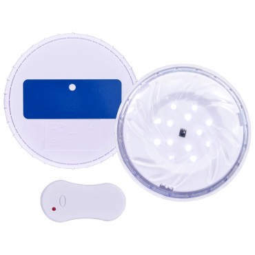 vidaXL Φωτιστικό Πισίνας LED Υποβρύχιο/Πλωτό Λευκό με Τηλεχειριστήριο