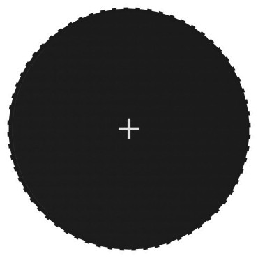 vidaXL Σεντόνι Αναπήδησης Μαύρο για Στρογγυλό Τραμπολίνο 3,66 μ.