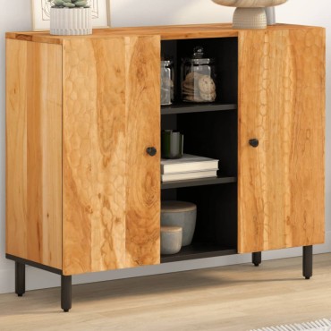 vidaXL Ντουλάπι Βοηθητικό 90x33x75cm από Μασίφ Ξύλο Ακακίας 1 τεμ.