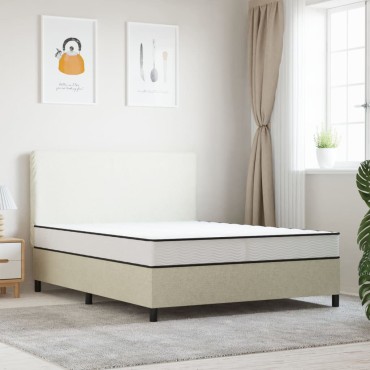 vidaXL Στρώμα με Bonnell Springs Μεσαία Σκληρότητα 140x200cm 1 τεμ. - Διπλό