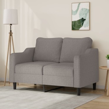 vidaXL Καναπές Διθέσιος Taupe Υφασμάτινος 158x77x80cm 1 τεμ.