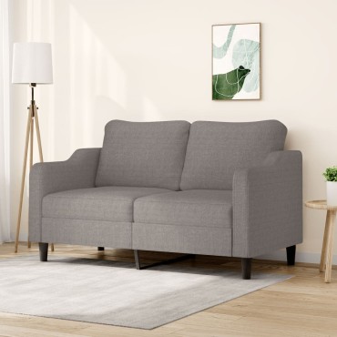 vidaXL Καναπές Διθέσιος Taupe Υφασμάτινος 158x77x80cm 1 τεμ.