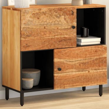 vidaXL Ντουλάπι Βοηθητικό 80x33x75cm από Μασίφ Ξύλο Ακακίας 1 τεμ.