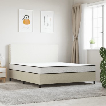 vidaXL Στρώμα με Bonnell Springs Μεσαία Σκληρότητα 180x200cm 1 τεμ. - Διπλό