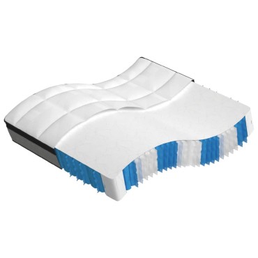 vidaXL Στρώμα με Pocket Springs Μεσαία Plus Σκληρότητα 180x200cm 1 τεμ. - Διπλό