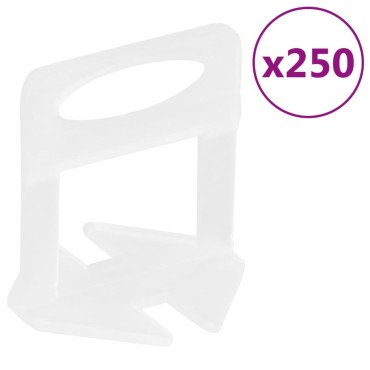 vidaXL Σύστημα Ευθυγράμμισης Πλακιδίων 250 Κλιπ 3 χιλ.