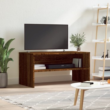 vidaXL Έπιπλο Τηλεόρασης Καφέ Δρυς 80x40x40cm Επεξεργασμένο Ξύλο