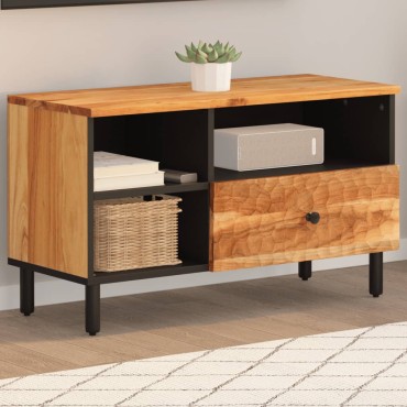 vidaXL Έπιπλο Τηλεόρασης 80x33x46cm από Μασίφ Ξύλο Ακακίας
