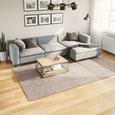 vidaXL Χαλί Shaggy PAMPLONA με Ψηλό Πέλος Μοντέρνο Μπεζ 200x280cm