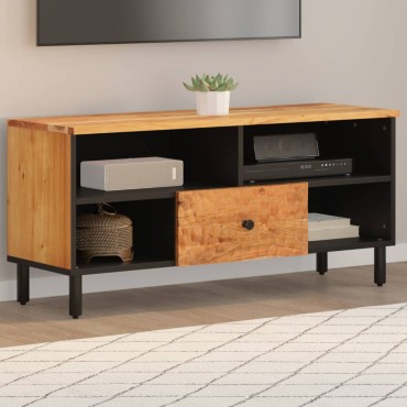 vidaXL Έπιπλο Τηλεόρασης 100x33x46cm από Μασίφ Ξύλο Ακακίας