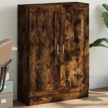 vidaXL Βιβλιοθήκη Καπνιστή Δρυς 82,5x30,5x115cm Επεξεργασμένο Ξύλο 1 τεμ.