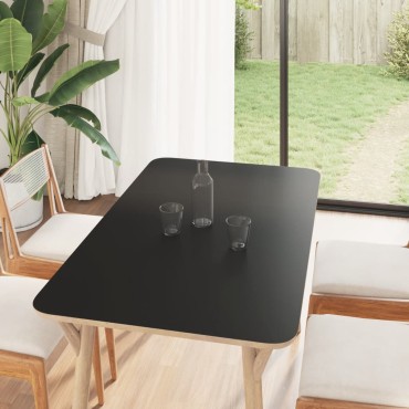 vidaXL Αυτοκόλλητο Επίπλων Ματ Μαύρο 90 x 500 εκ. από PVC