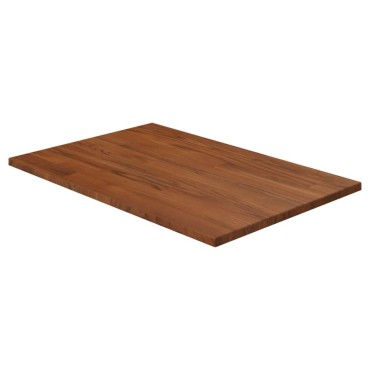 vidaXL Πάγκος Μπάνιου Σκ. Καφέ 60 x 40 x 1,5 εκ. Επεξ. Μασίφ Ξύλο