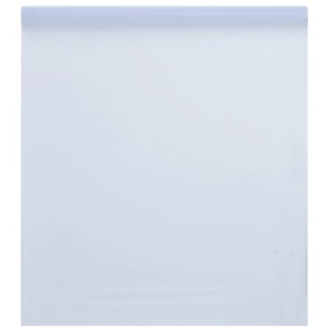 vidaXL Μεμβράνη Παραθύρου Αντιστ. Αμμοβ. Διαφανές Λευκό 60x500 εκ PVC