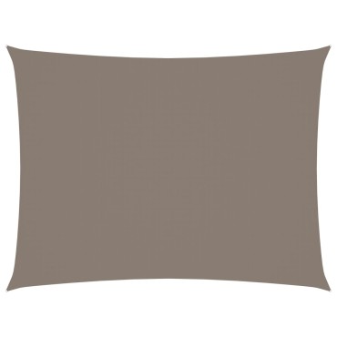 vidaXL Πανί Σκίασης Ορθογώνιο Taupe 2,5 x 3,5 μ. από Ύφασμα Oxford