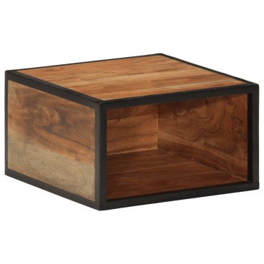 vidaXL Κομοδίνο Επιτοίχιο 35x35x20cm Μασίφ Ξύλο Ακακίας 1 τεμ.