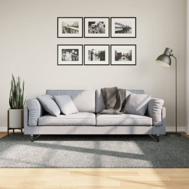 vidaXL Χαλί Shaggy PAMPLONA με Ψηλό Πέλος Μοντέρνο Πράσινο 160x230cm