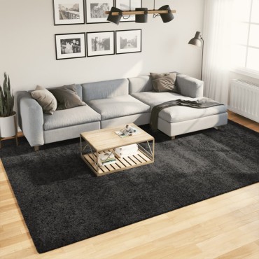 vidaXL Χαλί Shaggy PAMPLONA με Ψηλό Πέλος Μοντέρνο Ανθρακί 240x340cm