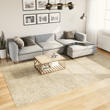 vidaXL Χαλί Shaggy PAMPLONA με Ψηλό Πέλος Μοντέρνο Χρυσό 240x340cm