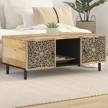 vidaXL Τραπεζάκι Σαλονιού 100x54x40cm από Μασίφ Ξύλο Μάνγκο 1 τεμ.