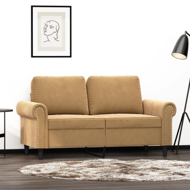vidaXL Καναπές Διθέσιος Βελούδινος 152x77x80cm 1 τεμ.