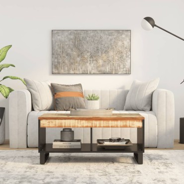 vidaXL Τραπεζάκι Σαλονιού 90x50x40cm από Μασίφ Ανακυκλωμένο Ξύλο 1 τεμ.