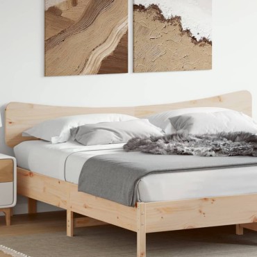 vidaXL Κεφαλάρι από Μασίφ Ξύλο Πεύκου 205,5x3,5x81cm 1 τεμ.