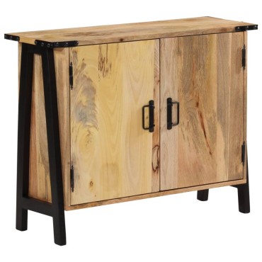 vidaXL Ντουλάπι 88x30x69cm από Μασίφ Ξύλο Μάνγκο 1 τεμ.