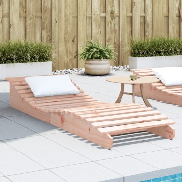 vidaXL Ξαπλώστρα 205x60x31,5cm από Μασίφ Ξύλο Ψευδοτσούγκας 1 τεμ.