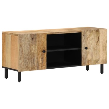 vidaXL Έπιπλο Τηλεόρασης 105x33x46cm από Μασίφ Ξύλο Μάνγκο