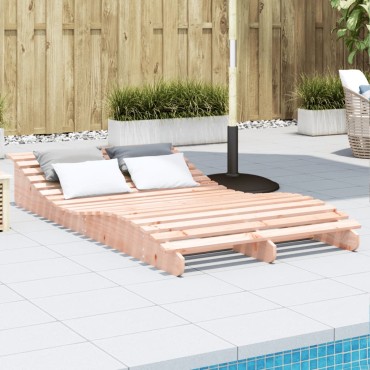 vidaXL Ξαπλώστρα 205x110x31,5cm από Μασίφ Ξύλο Ψευδοτσούγκας 1 τεμ.